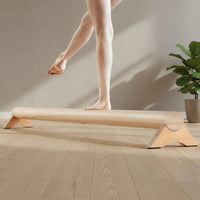 Wooden Balance Beam Stable Support Athletic Gear Easy to Assemble