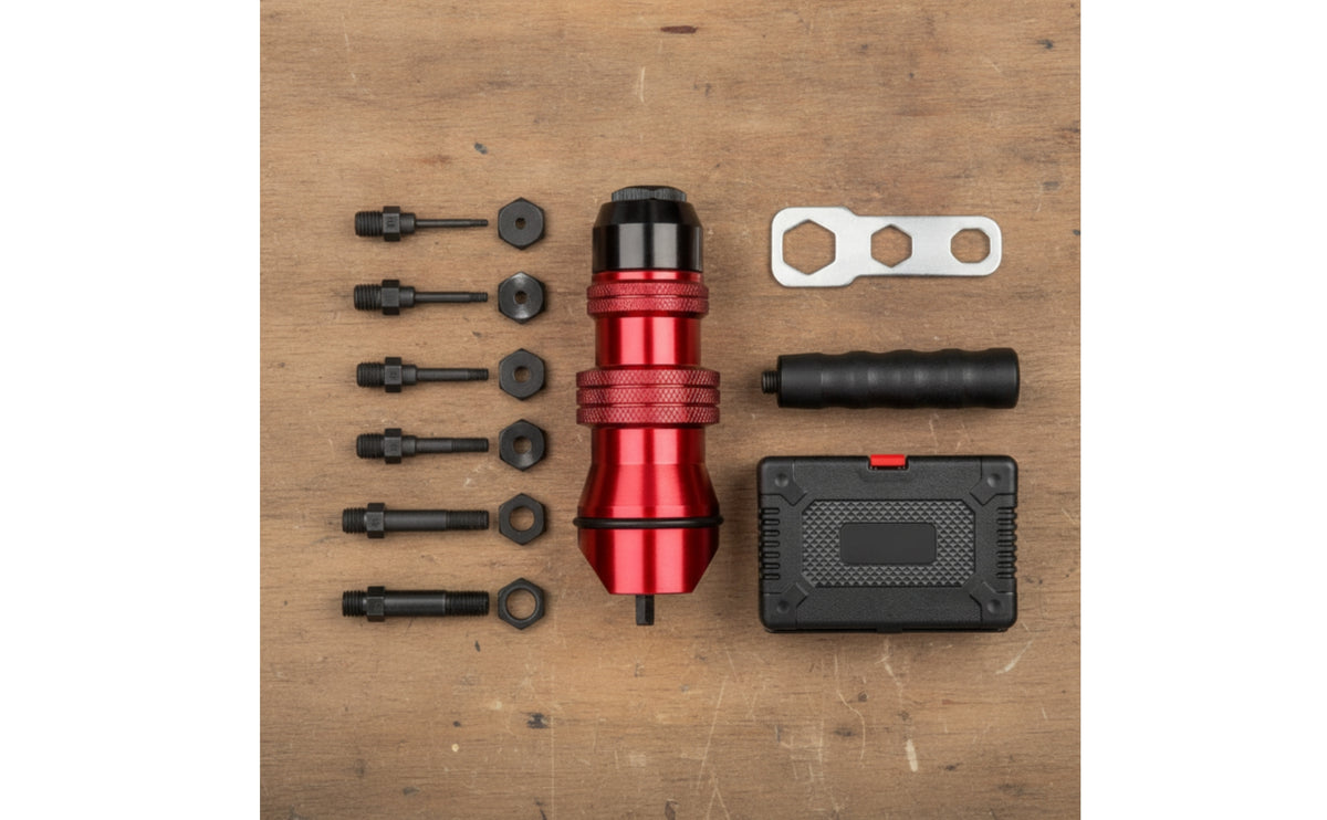 3mm 10mm Rivet Nut Adapter Easy to Install Compact Design Rivet Nut Tool for Workshop, Garage, Repair