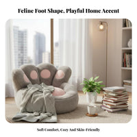 Cute Design Cat Paw Chair Cushion Cartoon Design Cat Paw Seat Cushion Soft and Soft and Soft Fabric for Children, Young Adults, Bedroom
