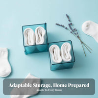 3 Pieces Underwear Storage Box Set Foldable Closet retrieveory cleanable for Adults