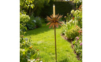 Garden Stake with Candle Cup Decorative Flower Garden Stake Easy to Use Yard Cup Holder for Patio