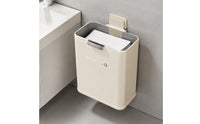 Cabinet Door Trash Can Space Saving Hanging Trash Can Easy to Install Suspended Waste Bin