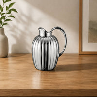 Stainless Steel Pitcher Luxury Style Metal Water Pitcher Gift Idea Metal Water Jug for Display