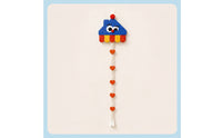 Stuffed Doll Display Strap Wall-Hanging Doll Hanger with Heart Decorations Adjustable Toy Display Hanger for Collectors, Bedroom, Dorm Room, Playroom