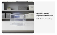 Blind Box Display Case Dustproof Acrylic Display Case High Clarity for Desk