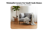 Two-Seater Settee Light Luxury aesthetic Sofa scuffResistant Fabric Couch for Small Apartment Dwellers, Office Workers, Lounge Area, Home, Bedroom