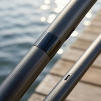 Insert Joint Carp Fishing Rod Oversized Line Guides Three-Piece Fishing Rod Slim Design Angling Equipment Black and Gray