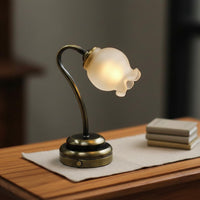 1:12 Scale Lamp With Toggle 1:12 Scale Dollhouse Lamp Battery Operated Miniature Shine European Design Illuminates