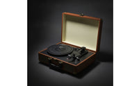 Suitcase Vinyl Player Retro Portable Vinyl Player Portable Turntable Vintage for Music Lovers, Travel, Bedroom