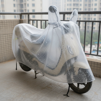 Electric Scooter Cover Waterproof Sun Protection Rain Dust Cover with Mirror Pockets