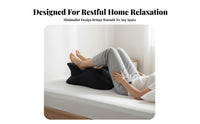 Pressure Relief Leg Elevation Pillow Ergonomic Design Post Surgery Leg Rest Breathable Textile for Seniors, Adults, Bed, Bedroom