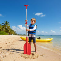 Portable Telescoping Paddle Lightweight Adjustable Paddle Corrosion-Resistant Long-Lasting for Beginners, Kayaking, Canoeing, Lake Trips