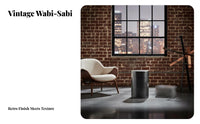 Metal Side Table Elegant Aesthetic Minimalist Pedestal Table Multi-Functional Decorative Stool for Bedside, Entryway, Office