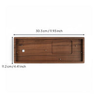 GH60 Wood Keyboard housing Rounded Corners Computer Accessory Easy Installation for DIY Builders