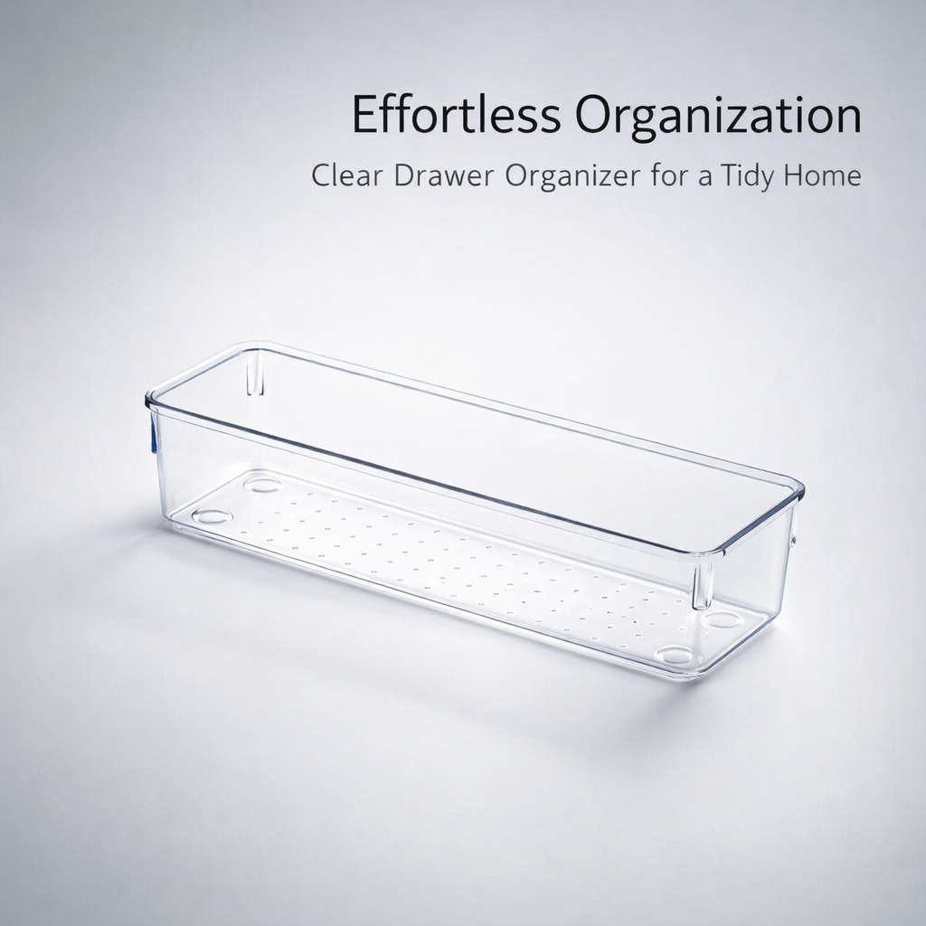 Customizable Drawer Organizer Set for Kitchen Storage, Dividers for Stationery and Apartment Essentials, Box Trays for Office Worker