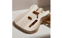 Electric Guitar Body Replacement Unfinished Electric Guitar Body with HH Pickups DIY Instrument Part for Hobbyists