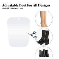 Tall Boot Support Insert Prevents Creases & Sagging Boot Form Insert Reusable Shoe Care Accessory for Women, Wardrobe Organization