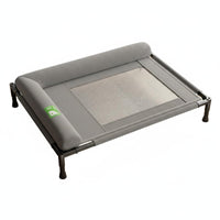 Raised Pet Bed Raised Pet Cot Sturdy Frame Dog Cot with Bolster for Small Dogs
