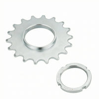 Lock Collar Fixed-Gear Rear Cog Heat-Treated Threaded Rear Cog Electroplated Fixed Gear Sprocket CNC Machined