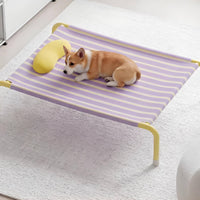 Elevated Dog Bed Easy to Clean Portable Pet Cot Bed Cooling Ventilation Moisture Proof for Indoor