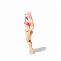 1:64 Beachwear Beach Woman Hand-Painted Beach Girl Miniature 3D Printed Female Figure for Collectors, Hobbyists