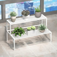 Indoor & Outdoor Use Multi-Level Plant Rack Waterproof Tiered Pot Stand Rust-Proof Flower Display Sturdy and Stable for Gardeners, Apartment Dwellers, Homeowners, Balcony, Living Room, Office, Corner