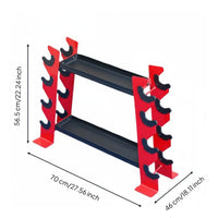 Dumbbell Rack Space Saving Dumbbell Storage Rack Easy to Adjust Weights Tree for Fitness Enthusiasts