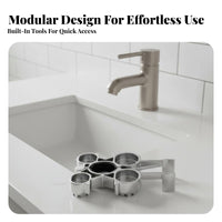 Faucet Aerator Removal Tool Easy to Use Multiple-Size Aerator Wrench Universal Faucet Spanner Small Versatile Plumbing Tool