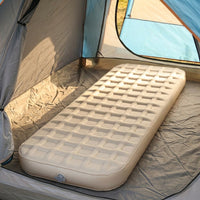 Inflatable Mattress and Air Bed for Car Camping, High Resilience Sponge Camping Mat with 10cm Thickness, R-Value 10.7 Hiking Gear, Thick Pad