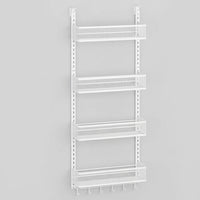 Bedroom and Closet Hanging Rack for Students, No Drill Over the Door Hook with Multi-Layer Design