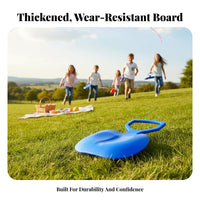 Thickened Design throughout the year Sled Wear-Resistant Lightweight Toboggan sturdyDuty Sliding Board Pull Strap for Children, Families, Parents, Grassy Hills, Sand Dunes, frozen precipitationy Slopes, cold-weather enjoyment