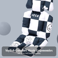 Pram Cushion Thickened Padding High Chair Pad Pure Material Universal Pram Liner for Newborns, Young Children, Travel, Outdoors, Home