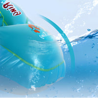 Baby Swim Buoyant Device with Canopy Foldable Young Child Swim Loop Long-Lasting