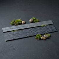 HO Scale Brick Wall Panel 1:87 Model Railway Wall Rectangular for Hobbyists