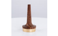 Band Display Stand Walnut Band Holder with Brass Base Jewelry Wooden Natural for Jewelers, Countertop Organization