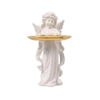 Resin Angel Figurine Sculpted Angel Figurine Tabletop