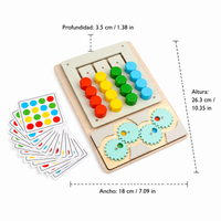 Wooden Puzzle for Kids Ages 4 to 6, Preschool Educational Material, Educational Game for Dexterity