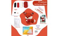 Handmade Gift Idea DIY Animal Crochet Kit Easy to Learn Animal Crochet Kit Tutorial Included for Beginners, Adults, Teens