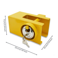 Trailer Hitch Coupler Lock Anti-Unauthorized Removal Trailer Hitch Lock Heavy-Duty for Truck Drivers, Parking, Transport