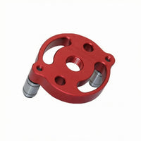 Anodized Aluminum Vertical Drill Hole Positioner Threaded Opening Vertical Drill Guide Lustrous Finish Woodworking Tool Metal Construction