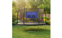 Easy Installation Basketball Target Panel with Hoops Sturdy Trampoline Basketball Hoop Waterproof Sports Gear Reliable for Children