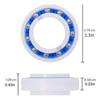Pool Cleaner Tire Ribbed Pattern Replacement Cleaner Tire Set Easy to Install