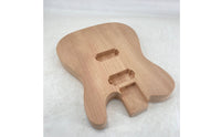 Ready to Paint Unfinished Electric Guitar Body Double Humbucker Route Hardwood Guitar Body Pre-Drilled Sanded Polished for Luthiers, Custom Projects