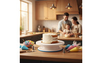 Cake Decorating Turntable Smooth 360° Rotation Rotating Cake Turntable Professional Grade Culinary Tool for Home Cooks, Professionals, Bakery