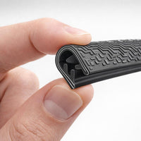 EPDM Car Door Edge Protector Trim, U Shape Rubber Edge Protector for Most Cars, Flexible Door Edge Seal Strip, Automotive Door Protector Edge Trim