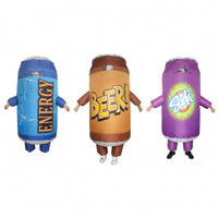 Inflatable Beverage Can Costume Hilarious Beverage Can Costume Easy to Wear Cosplay Outfit for Cosplayers, Halloween, Stage Performances