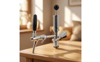 Rate-Control-Regulating Beer Dispenser with Pump Chrome-Plated Keg Tap with Faucet Heavy-Duty Hardware for Homebrewers