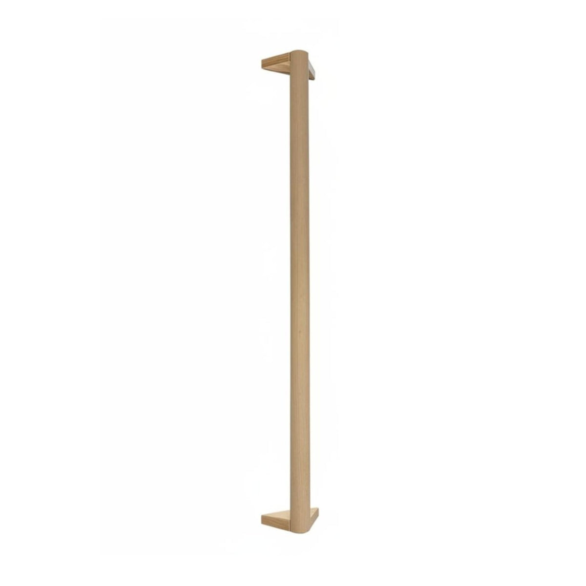 Wooden Balance Bar Sturdy Wood Floor Balance Bar Fitness Equipment Sleek Finish Stretching Prop Minimalist Design