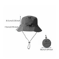 Protection Foldable Sunshade Cap Quick-Drying Packable Hiking Hat Lightweight for Fishers, Travelers, Travel, Camping, Beach