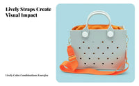 Holey Coastal Tote Easy to Clean Waterproof EVA Tote Quick to Dry Perforated EVA Tote Bag for Women